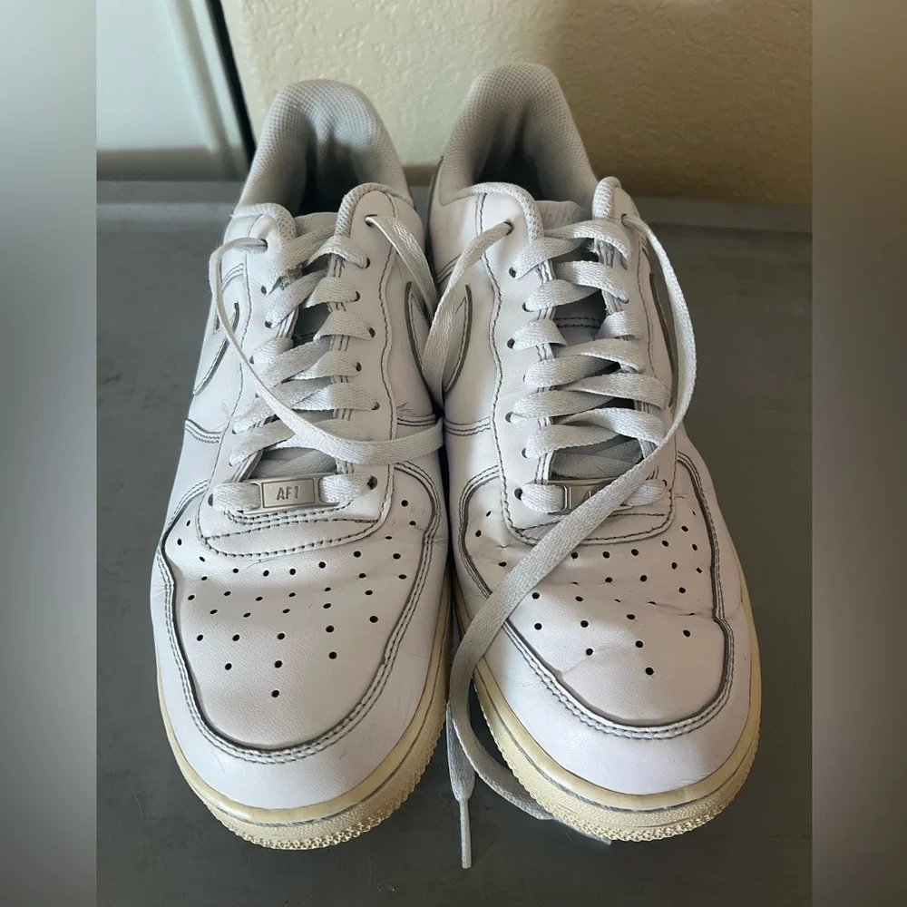 Nike Air Force 1 White Sneakers | Women’s Size 10